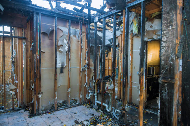 Professional Soot Cleanup technician working in Victoria, TX